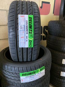 235/40R19 Delinte Dh2 New Tires