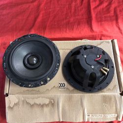 Used in good condition Morel 6” 2way coax speakers
