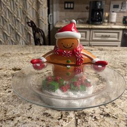 Gingerbread Man Dessert Holder