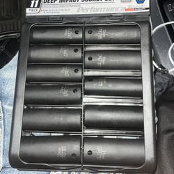 Impact Socket Set Brand New 1/2