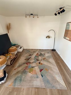 Abstract geometric carpet