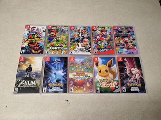 Nintendo Switch Games $45 Each