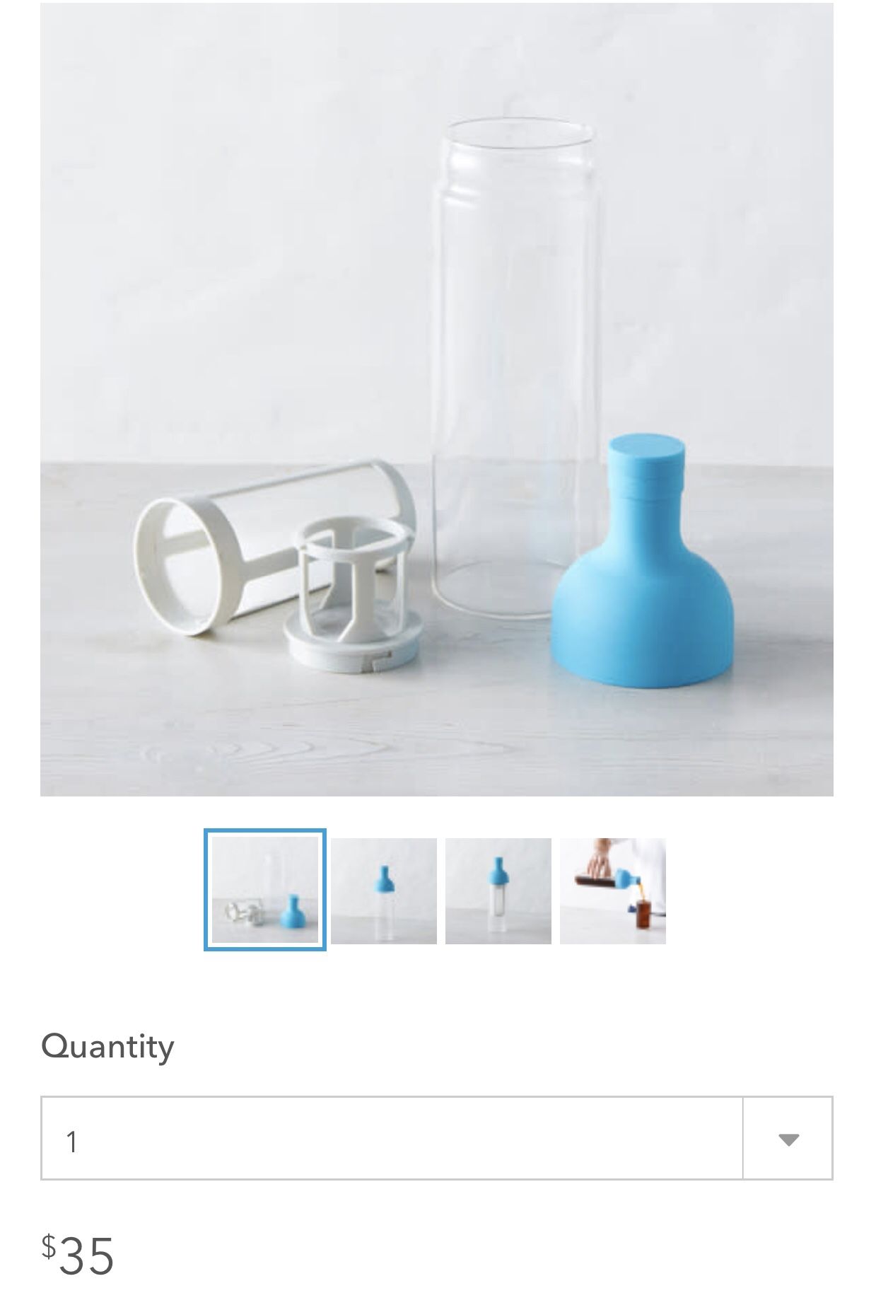 Blue Bottle Pour Over Coffee Dripper & 2 Hario Cold Brew Bottle Coffee Maker  for Sale in Redmond, WA - OfferUp