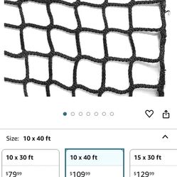 Soccer Backdrop Nets 10x40