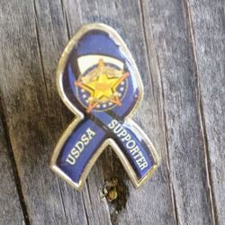 United States Deputy Sheriff's Dissociation USDSA Supporter Ribbon Pin / Brooch!