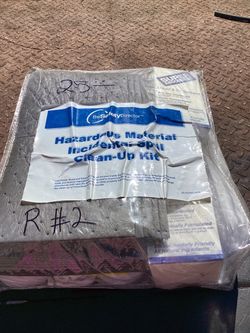 Hazardous Material Incidental spill clean-up kit