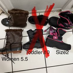 Snow Boots Women And Youths 
