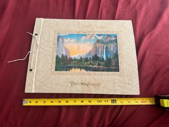 $10 Vintage scrapbook w/a couple photos!
