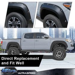 Toyota Tacoma Fender Flares : Wide body Pocket Style : BRAND NEW SET 