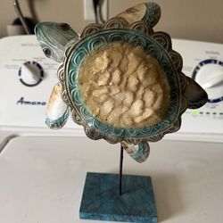 Homegoods nautical metal turtle mother of pearls