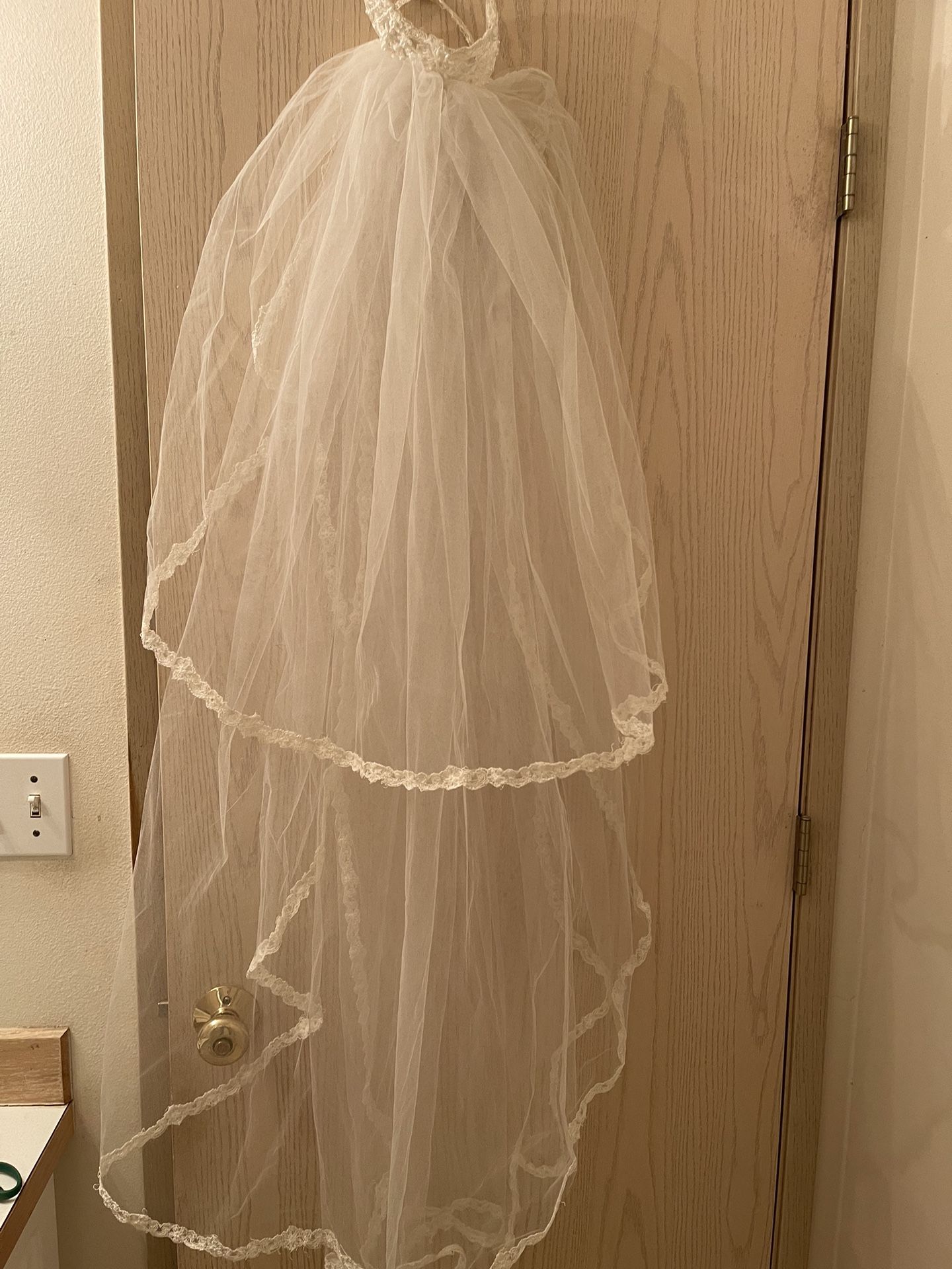 Vintage Wedding Dress & Veil