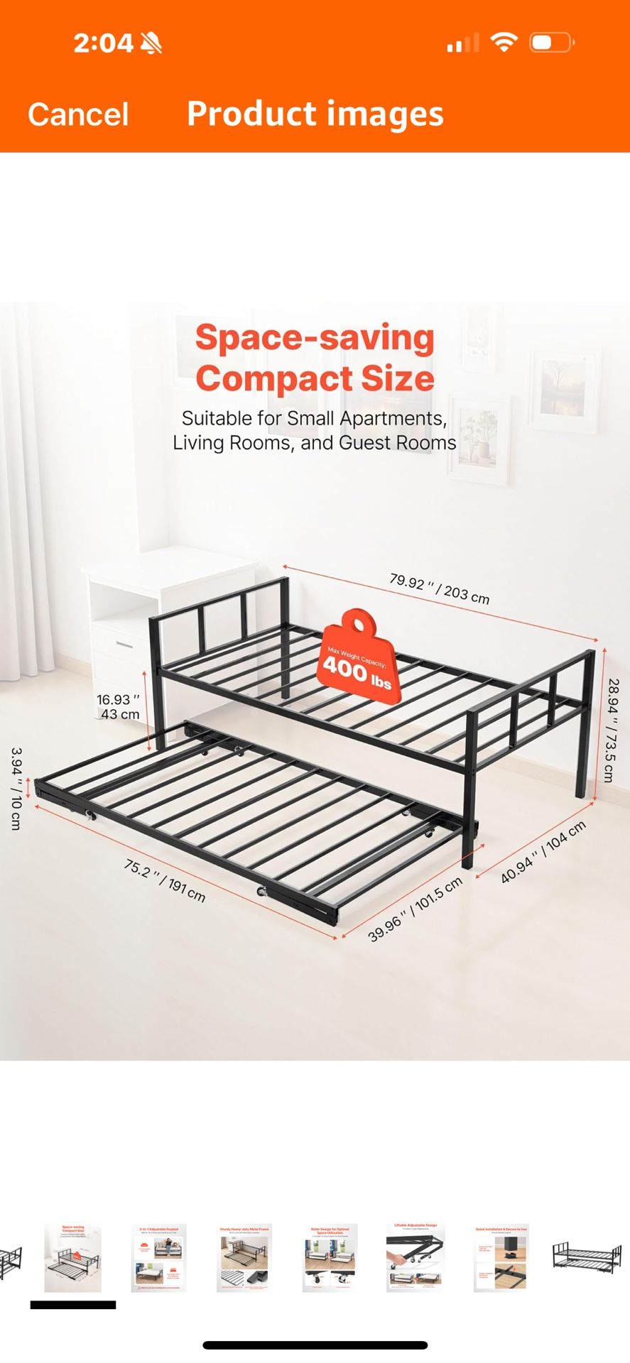 Twin Daybed Trundle 