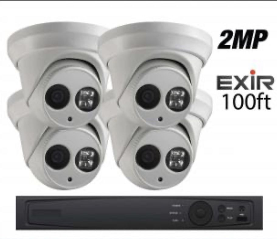 4 Camera High Quality Night Visions DVR KIT