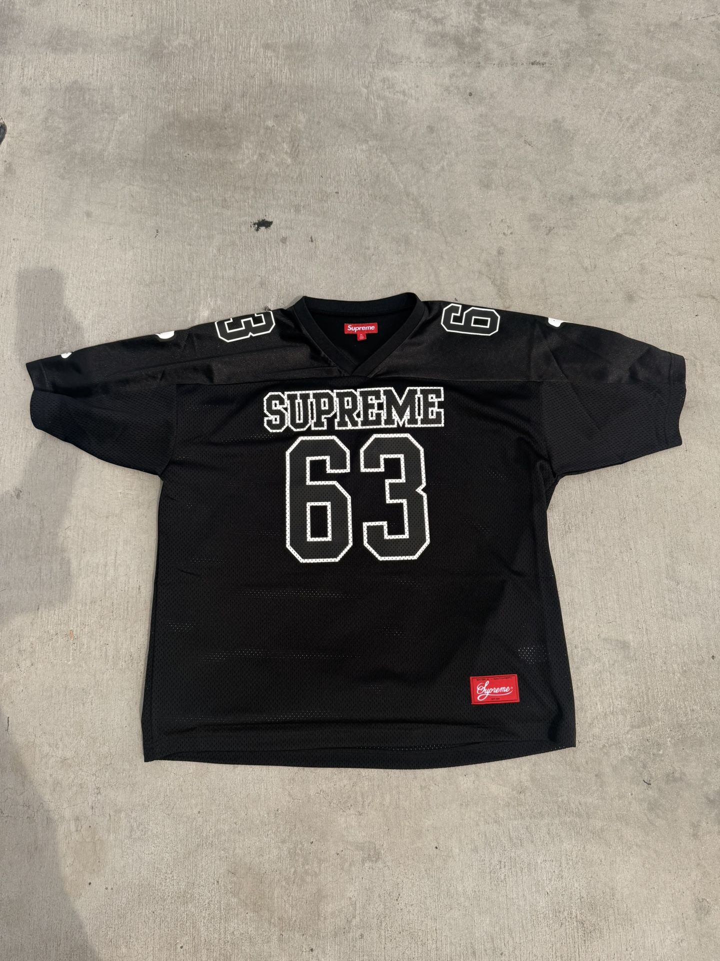 Supreme Bones Football Jersey 黒 Supreme Bones Football Jersey