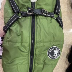 Large Dog Coat With Harness