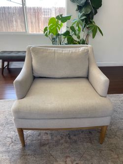 Mid-Century Modern Upholstered Accent Chair