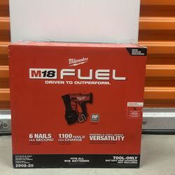M18 FUEL 18-Volt Lithium-Ion Brushless Cordless Coil Roofing Nailer (Tool Only)