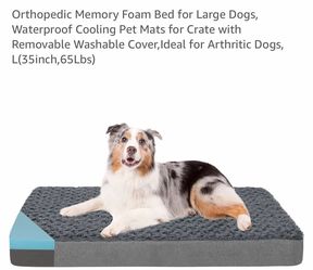 Orthopedic Memory Foam Dog Bed