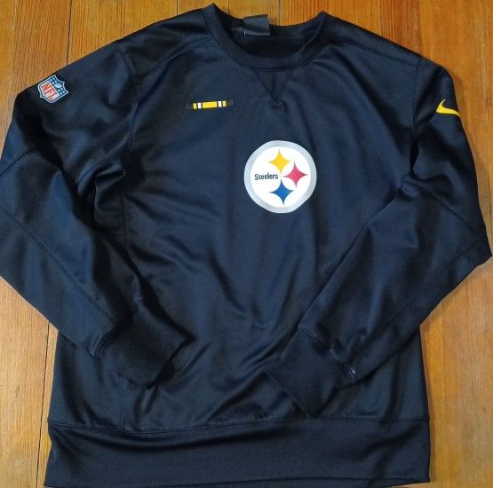 Men's Size Large Dri Fit Nike Pittsburgh Steelers Sweatshirt