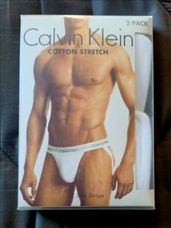 Calvin Klein Cotton Stretch Jock Straps 2-Pack