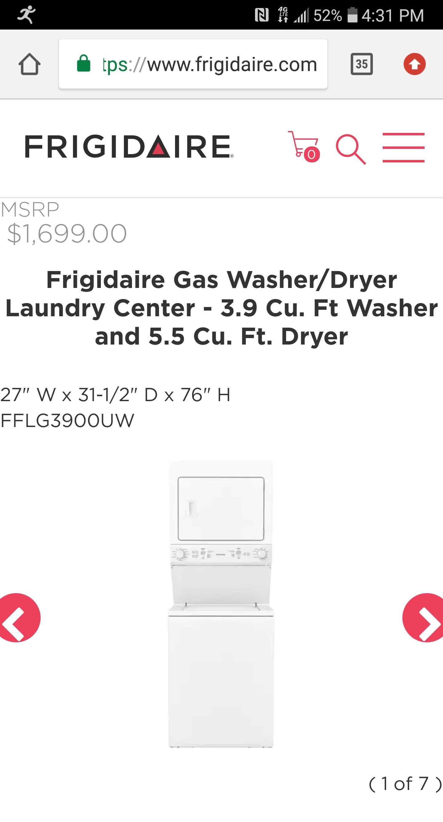 New Washer/Dryer