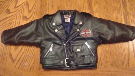 Harley-Davidson jacket (18 months) or great for mancave! $45