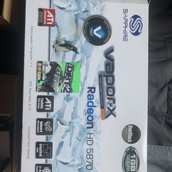 Graphics Card Radeon HD 5870 Vapor-X NEW
