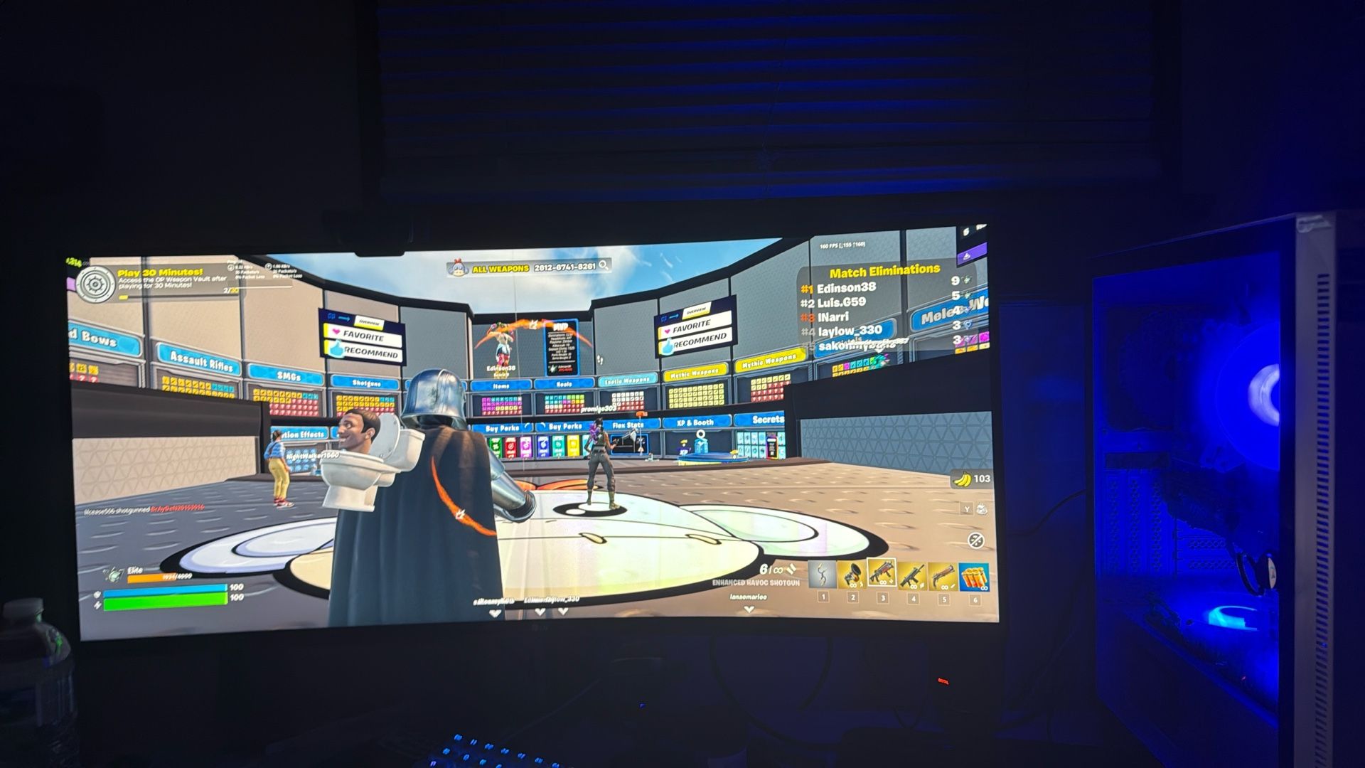 34” Ultrawide 1440p Lg Curved gaming monitor 165hz