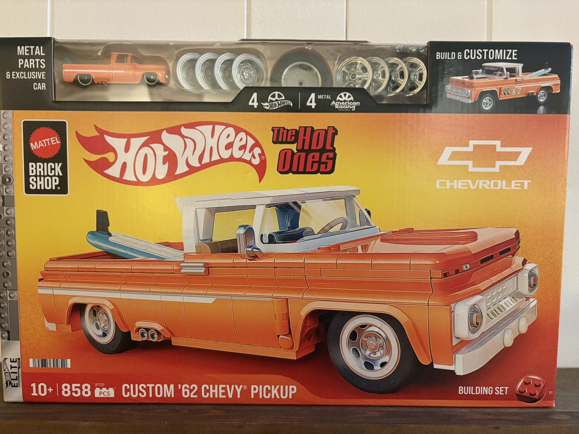 Mattel Brick Shop Hot Wheels Custom β62 Chevy Pickup π»