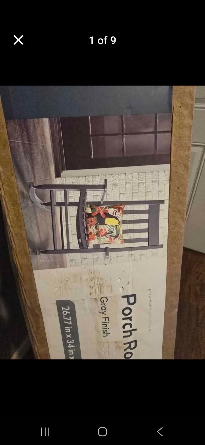 New Rocking Wood Chair From Lowes