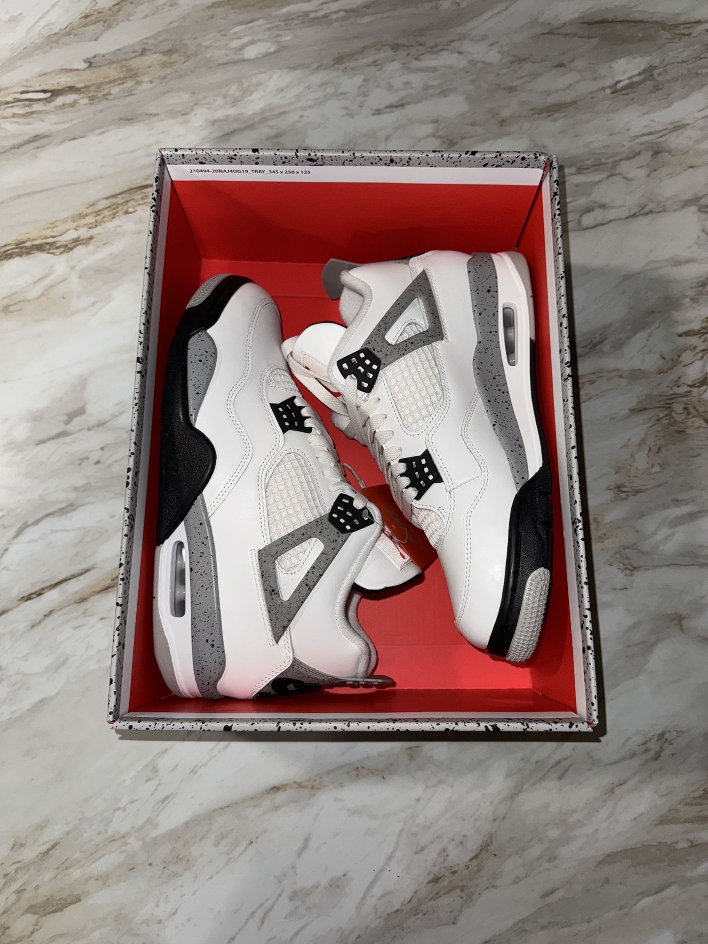 Jordan 4 White Cement