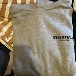 Dark Oatmeal Essentials Fear Of God Hoodie
