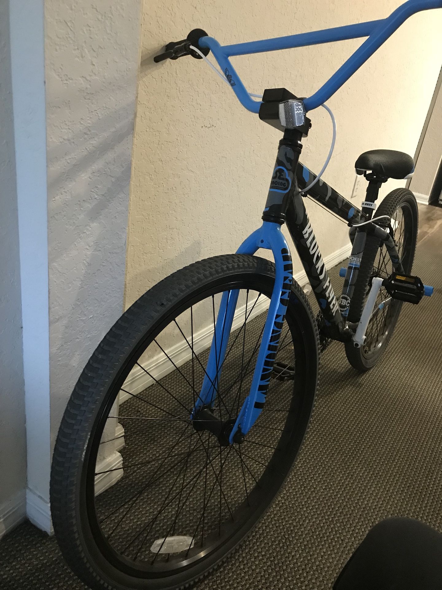 SE Bikes Blocks Flyer 26 inch 2019 BMX Bike - Black for sale online