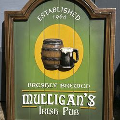 Irish Pub Wall Decor, Bar, Pub, Man Cave Decor