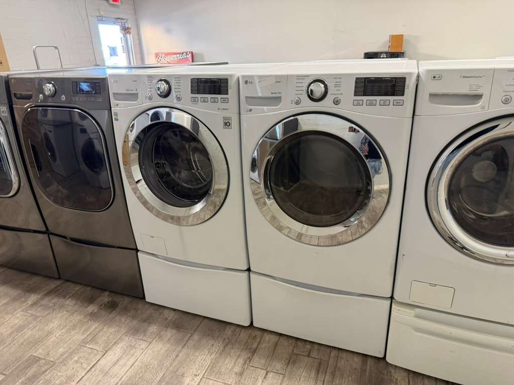 Lg washer and dryer set electric with warranty