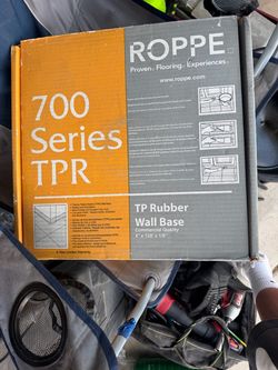 Plastic Wall base molding.