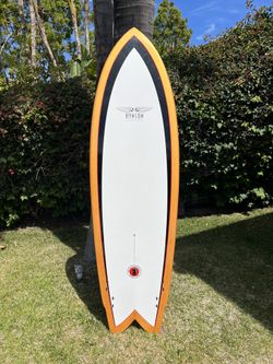 Mike Hynson 6'6 Black knight Quad Fish Surfboard for Sale in San
