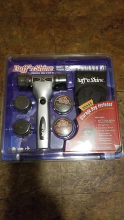 Buff 'n Shine powdered shoe kit