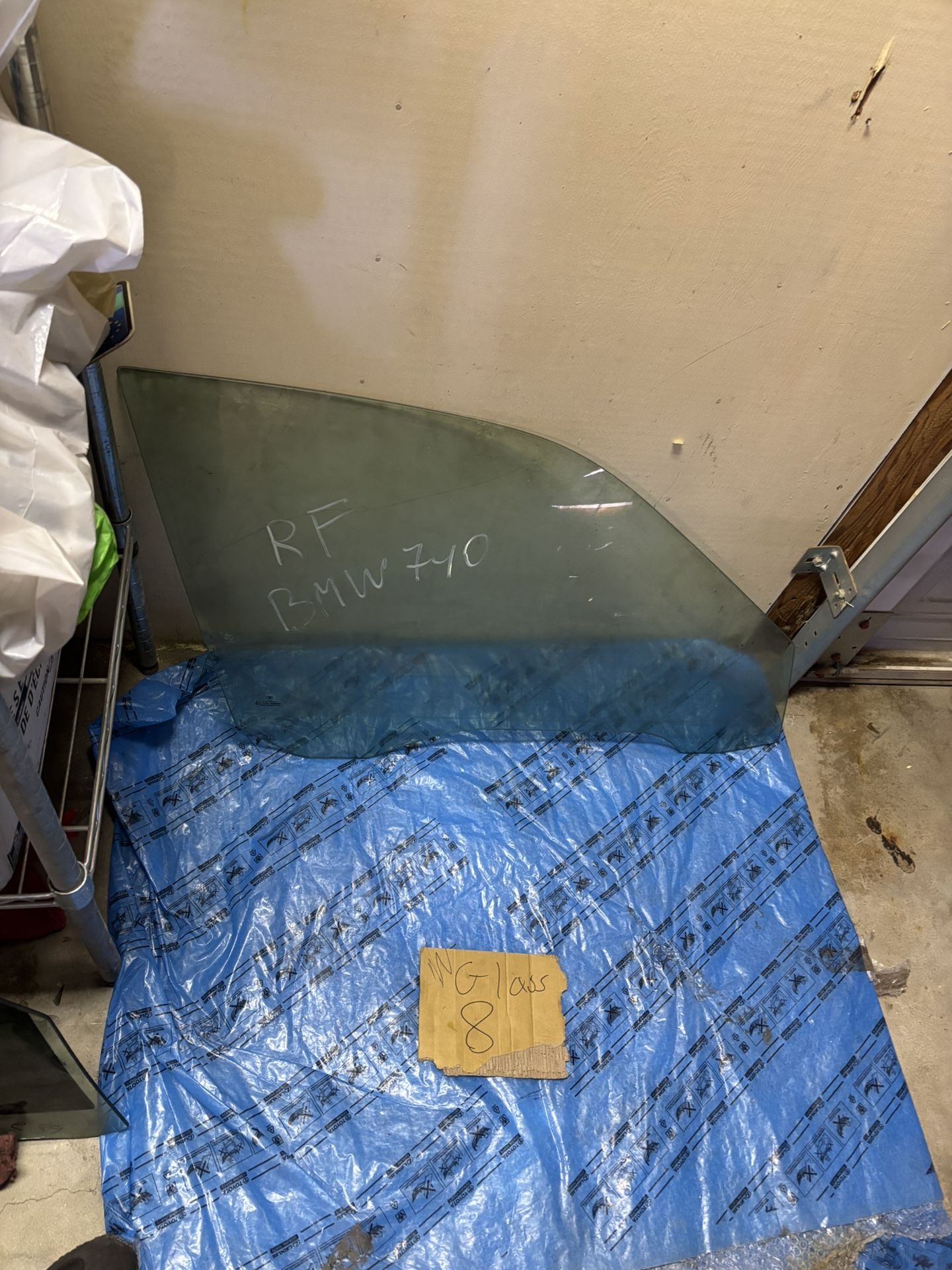 95-2001 Bmw 740I Front Passenger Right Door Glass Window 43R-000982