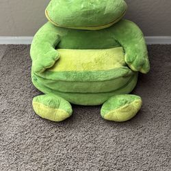 Frog chair and hidden sleeping bag