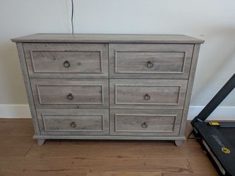 Modern 6-Drawer Double Dresser – 47” Wide (Wade Logan Style)