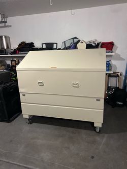 Job site storage box