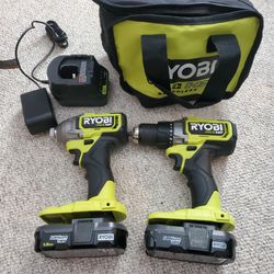 Ryobi HP Drill And Driver With Batteries
