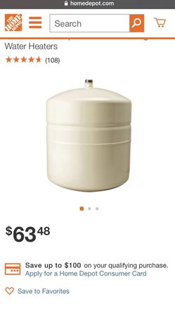 Watts Water Heater Expansion Tank