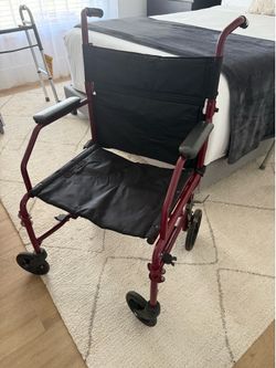 Medline folding travel wheelchair