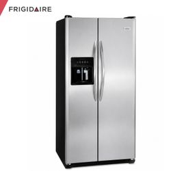Frigidaire Professional 28 Cu Ft Side-by-Side Refrigerator – Ice & Water Dispenser– Stainless Steel