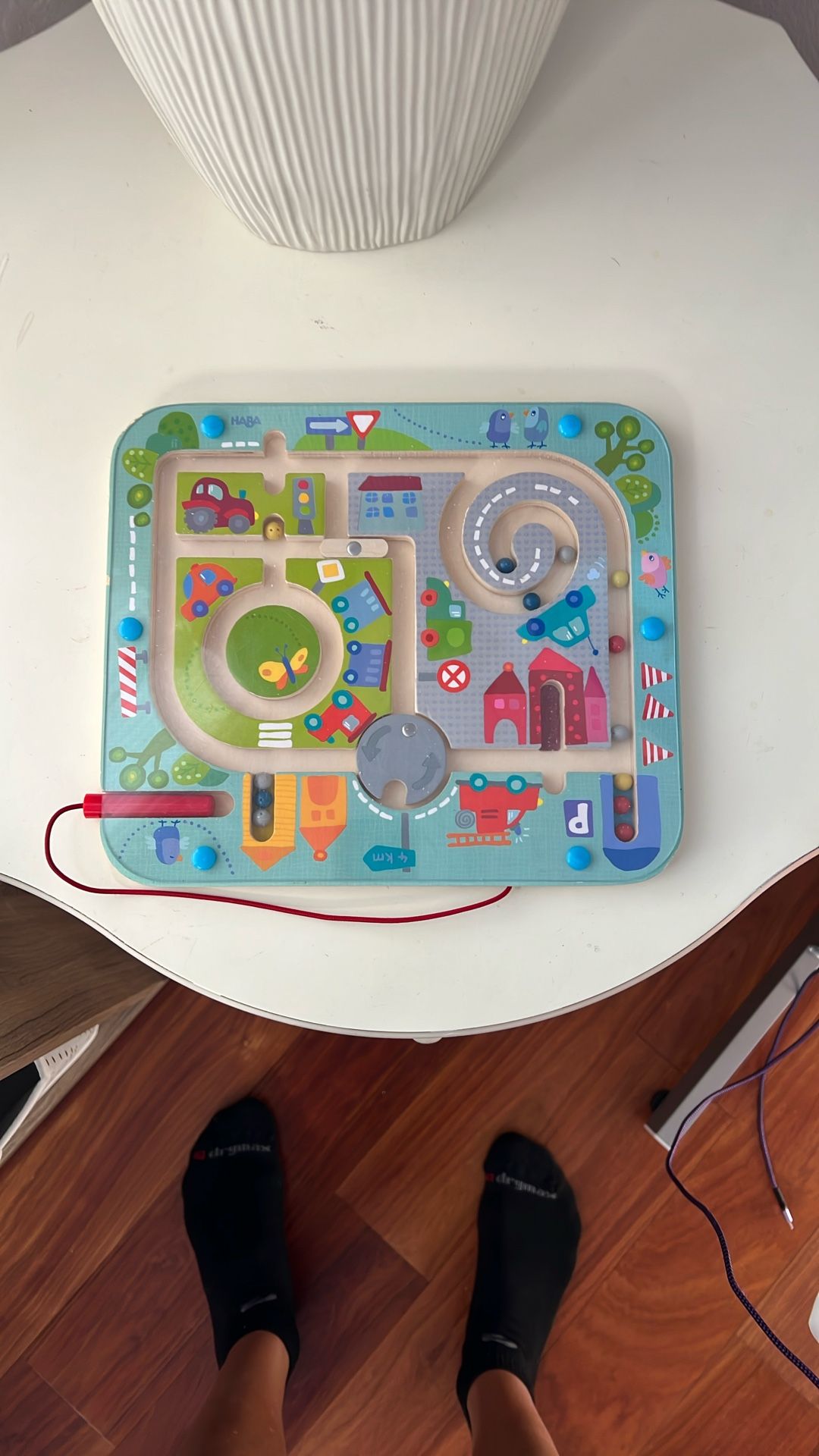 Magnetic maze, good for travel toy
