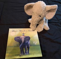 Nancy Tillman you’re here for a reason book and elephant plush both for only $12!
