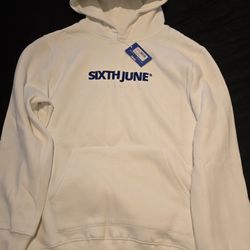 Sixth June White Hoodie