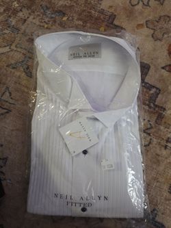 3x tuxedo shirt